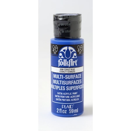 Plaid Plaid FolkArt Satin Cobalt Blue Hobby Paint 2 oz 2926